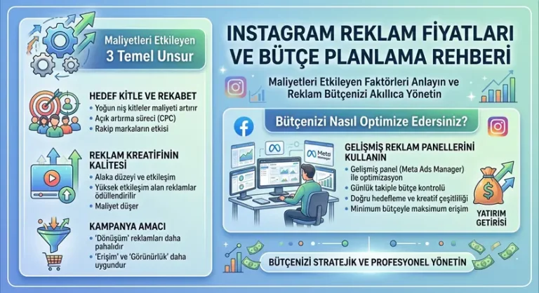 Instagram reklam fiyatları ve bütçe yönetimi