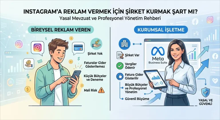 Instagram reklam yasal süreçleri ve şirket kurulumu