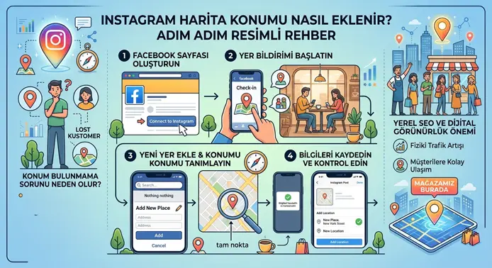 İşletmeler için Instagram harita konumu ekleme rehberi