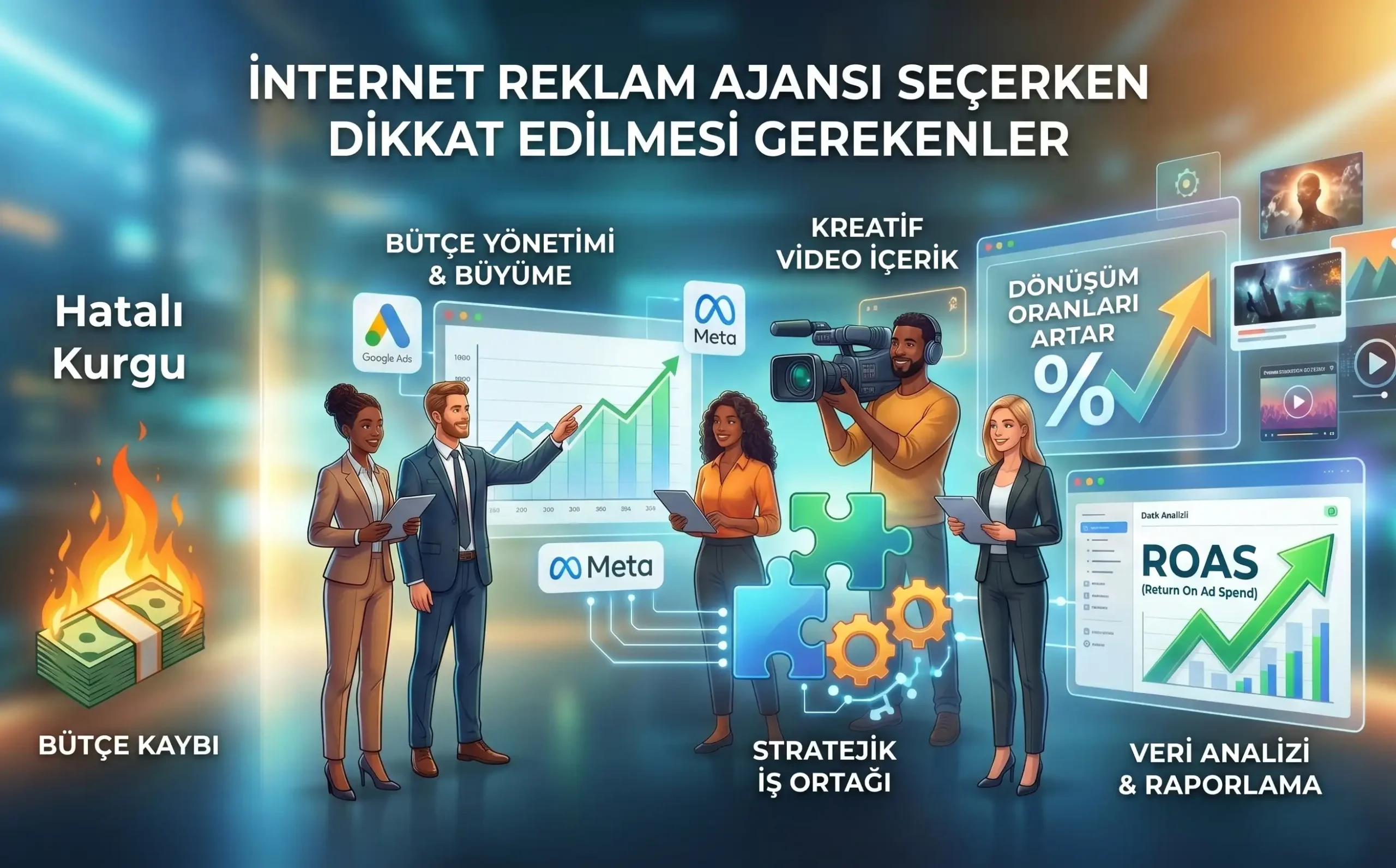 Profesyonel internet reklam ajansı dijital pazarlama yönetimi